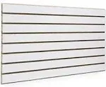 White Slatwall Panels 24 H x 48 L (Set of 2 Panels)