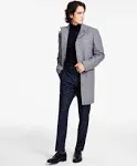 Calvin Klein Men's Mayden Slim-Fit Overcoat - Grey