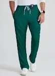 Grey's Anatomy Classic Evan Pant-5 Pocket Men's Scrub Pant 2XL / Hunter Green / Short