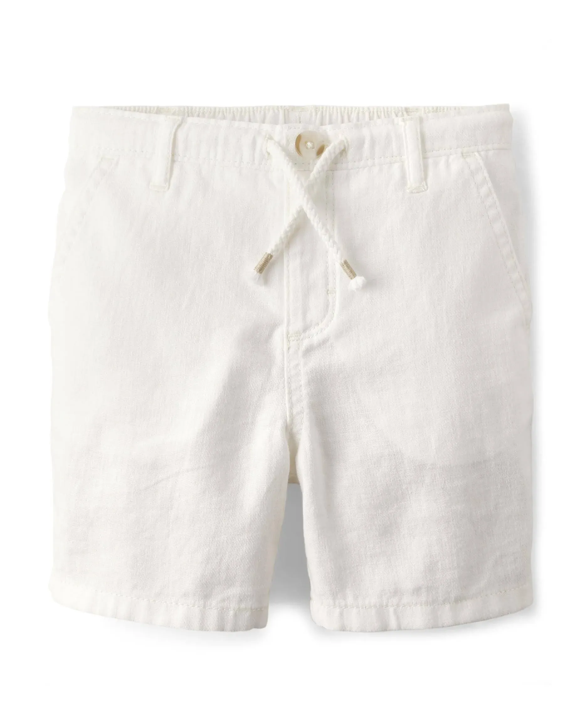 Gymboree Baby Girls' and Toddler Linen Chino Shorts