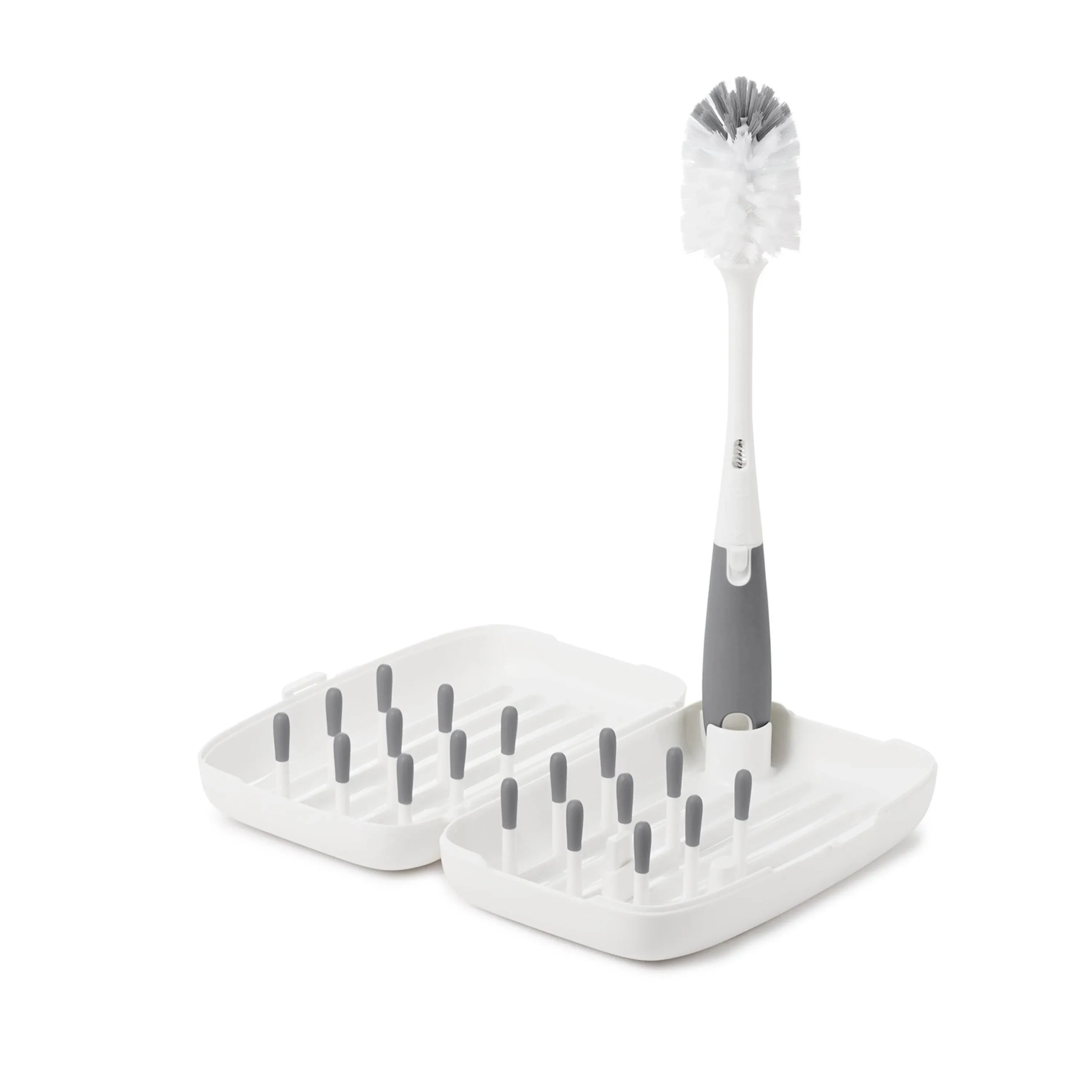 OXO Tot On The Go Drying Rack with Bottle Brush