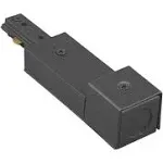 Track Connector from the 120V Track collection in Black finish