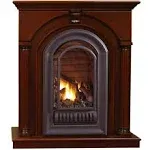 HearthSense Natural Gas Ventless Gas Fireplace 20,000 BTU, Cherry - Traditional - Indoor Fireplaces - by Procom | Houzz