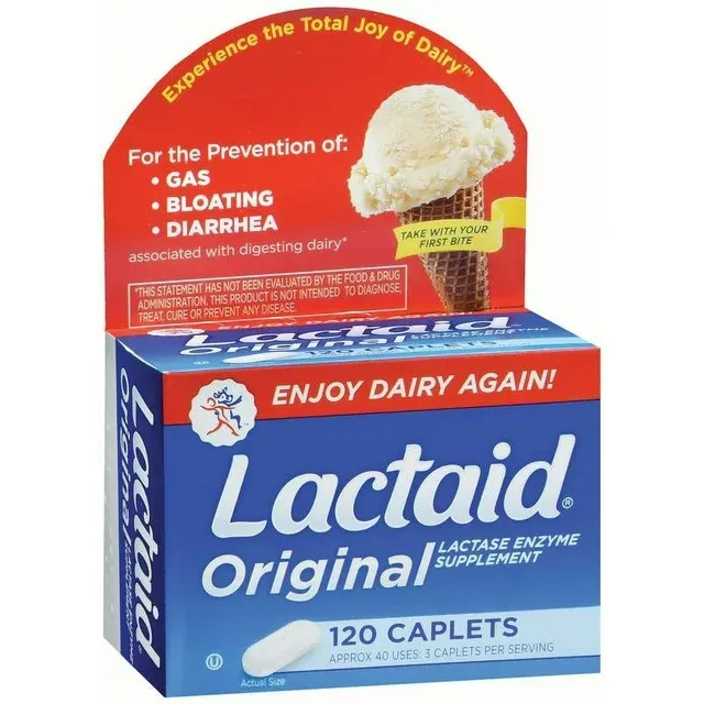 Lactaid Original Strength Caplets