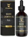 Striking Viking Beard Growth Oil with Biotin Sandalwood – Thickening &amp; Condit...