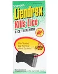 Liendrex Lice Shampoo With Comb enclosed 4fl oz 1R