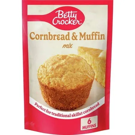 Betty Crocker Betty Crocker Authentic Cornbread &amp; Muffin Mix, 6.5 oz (Pack of 9)