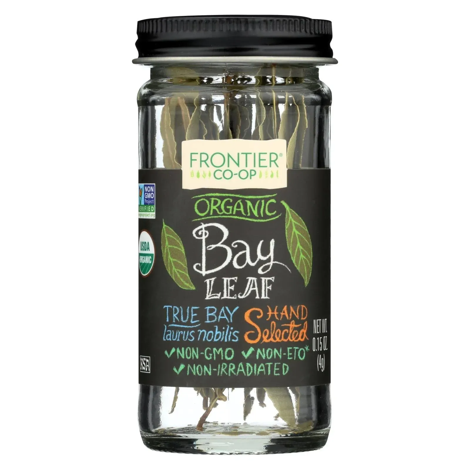 Frontier Herb, Organic Bay Leaf Hand Selected, .16 Oz