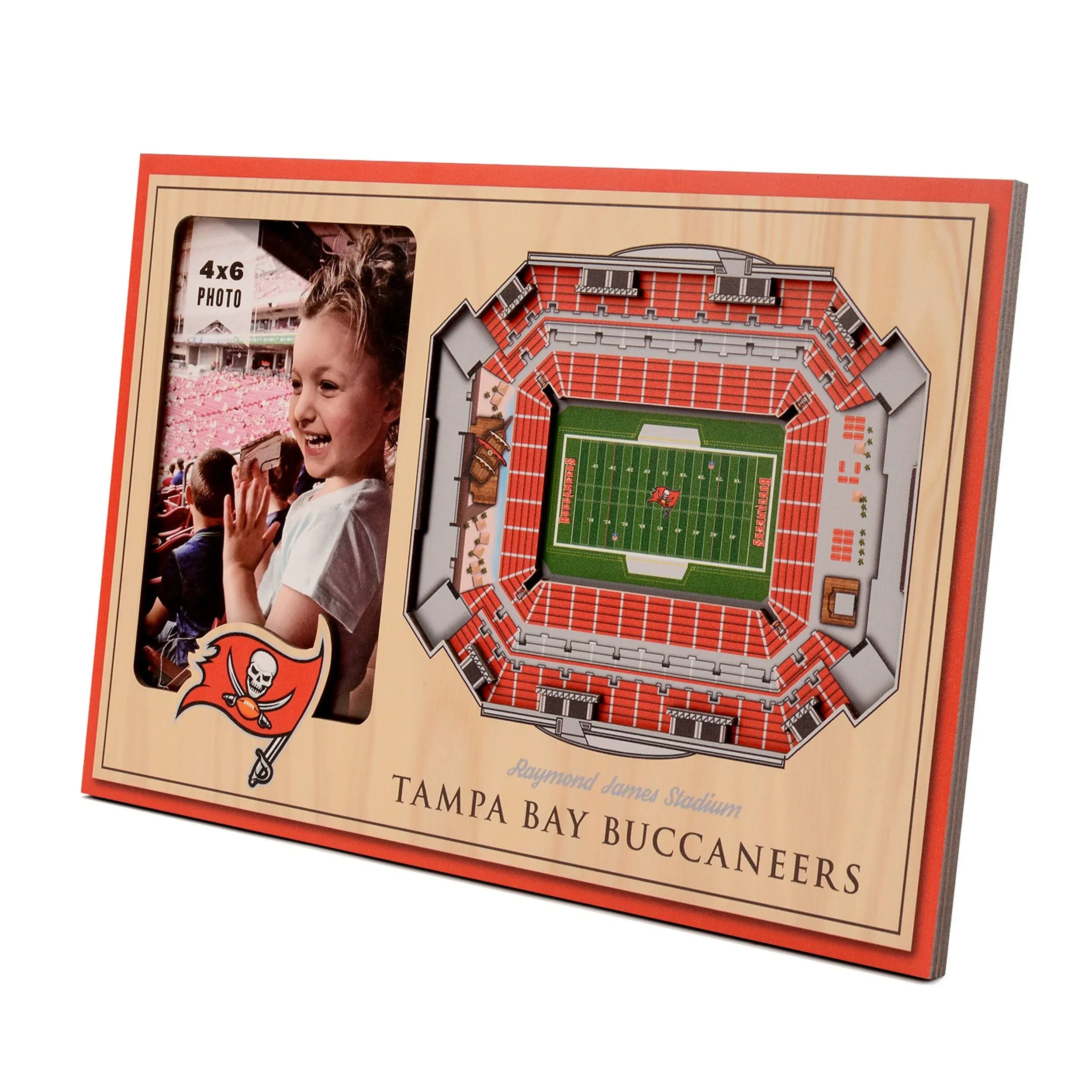 YouTheFan NFL Tampa Bay Buccaneers 3D StadiumViews Picture Frame