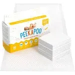 Peekapoo - Disposable Changing Pad Liners (50 Pack) Super Soft, Ultra Absorbent