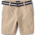 The Children's Place Boys' Belted Chino Shorts