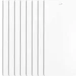 Dalix PVC Vertical Blind Replacement Slat 82 1/2 X 3 1/2 (8 Pack, White)