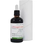 2.2% Lugol's Iodine Solution 3.4 fl oz | Pharmaceutical Grade Ingredients | Lugols Solution Made with Iodine and Potassium Iodide. Heiltropfen