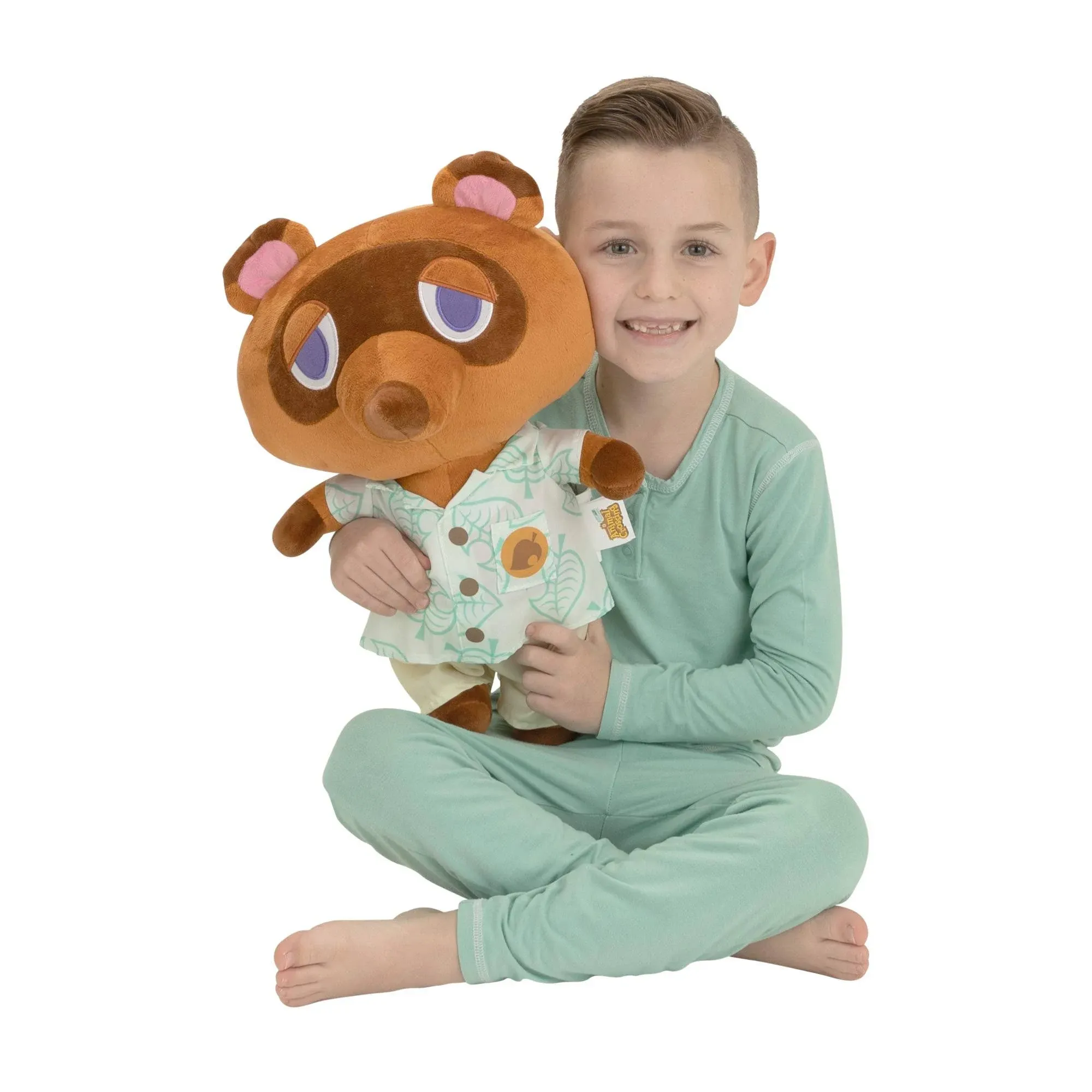 Franco Kids Bedding Soft Plush Cuddle Pillow Buddy, One Size, Animal Crossing Tom Nook