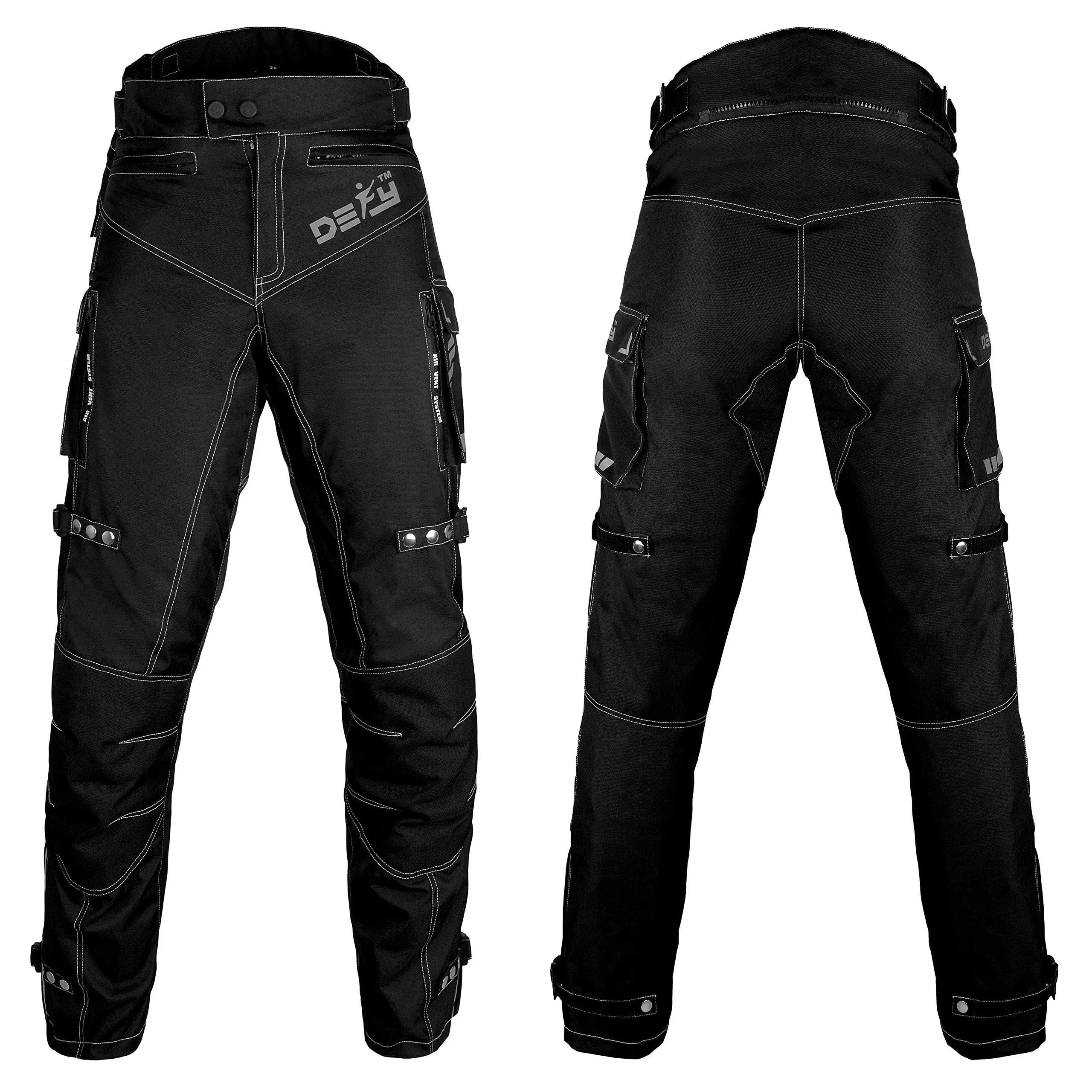 Motorcycle Pants for Men Dual Sport Motorbike Pant Waterproof, Windproof Riding Pants All-Weather with Removable CE Armored