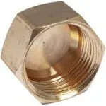 LTWFITTING JJ191052 5/8 in. Brass Compression Cap Fitting (10-Pack)