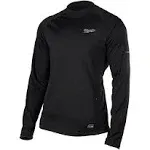 Milwaukee Men&#x27;s X-Large Black Heated WORKSKIN USB Rechargeable Base Layer Shirt