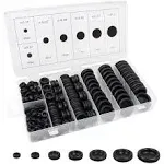 EASYEAH 170 PCS Rubber Grommet Firewall Hole Plug Set Electrical Wire Gasket Kit