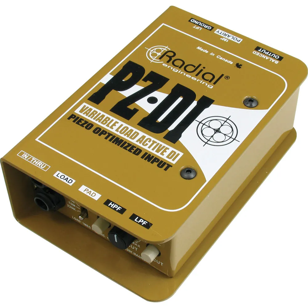 Radial PZ-DI Acoustic & Orchestral Instrument Direct Box