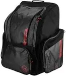 Warrior Sports Warrior Hockey Pro Wheeled Backpack (Black/Red) WPRBP9 BRD OSZ