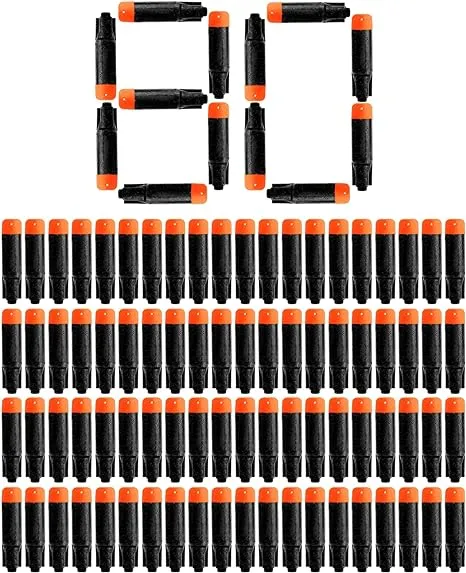 Great Choice Products 80-Dart Refill Pack for Nerf Ultra Blasters, Black