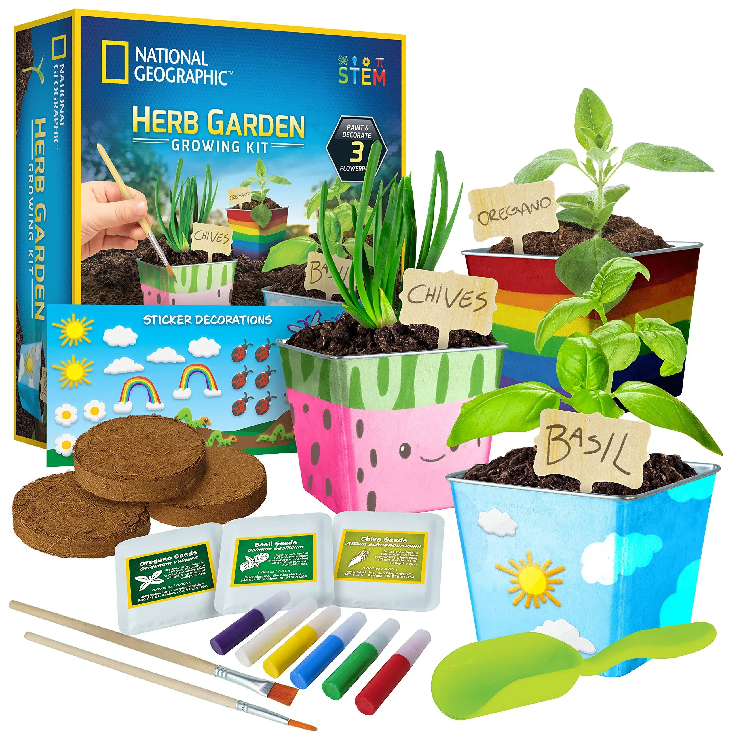 National Geographic Herb Garden Growing Kit