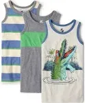 Boys Gator Tank Top 3-Pack - Multi