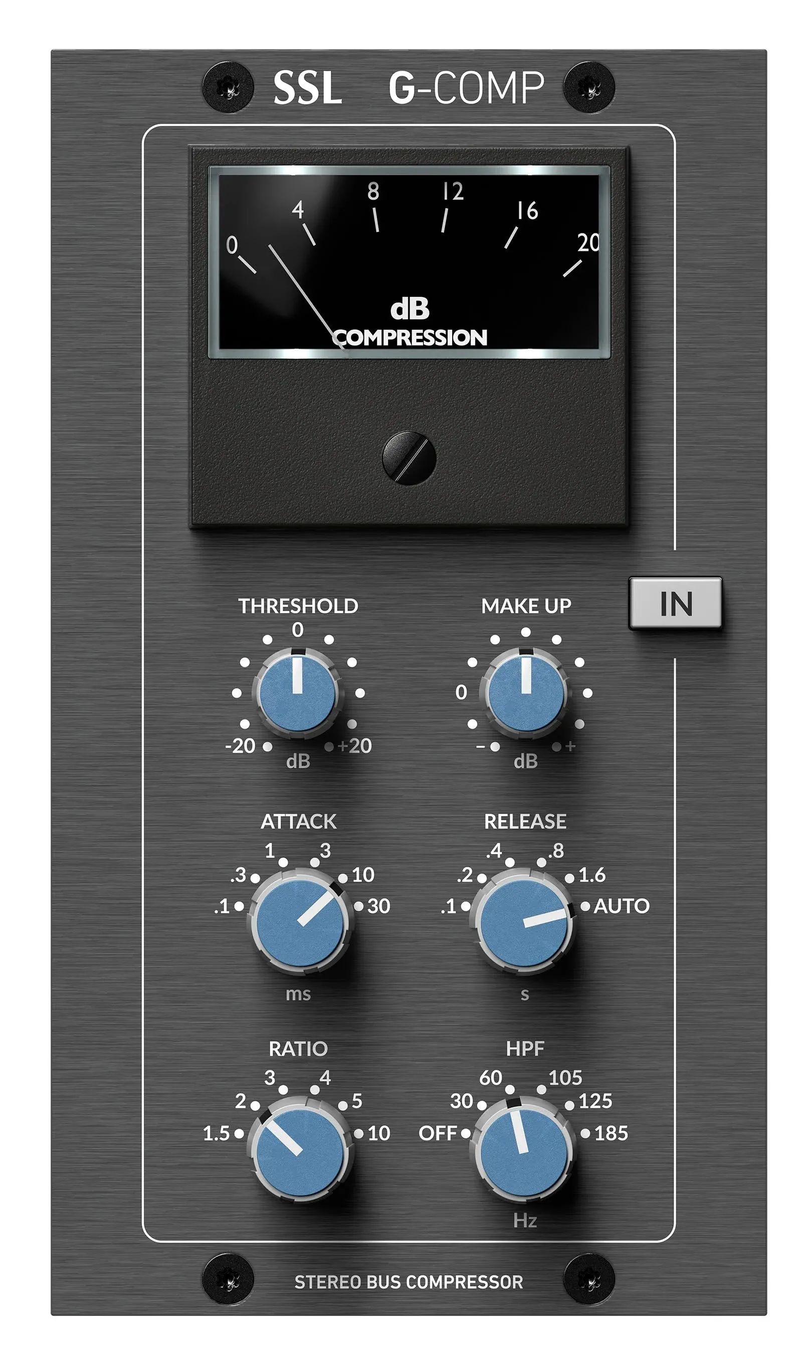 SSL G Comp 500 Series Stereo Bus Compressor Processor