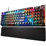 SteelSeries Apex Pro HyperMagnetic Gaming Tastatur — Einstellbare Betätigung — OLED-Bildschirm — RGB - USB-Passthrough​