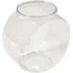 Koller Products 1-Gallon Fish Bowl, Shatterproof Plastic with Crystal Clear