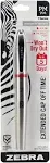 Zebra PM-701 Permanent Marker, Bullet Tip, Red