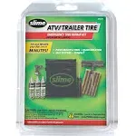 Slime 20240 Tire Repair and Inflation Kit, Tubeless Tires, Trailer & ATV Emergency Puncture Repair, Quick and Easy, Contains Mini Inflator