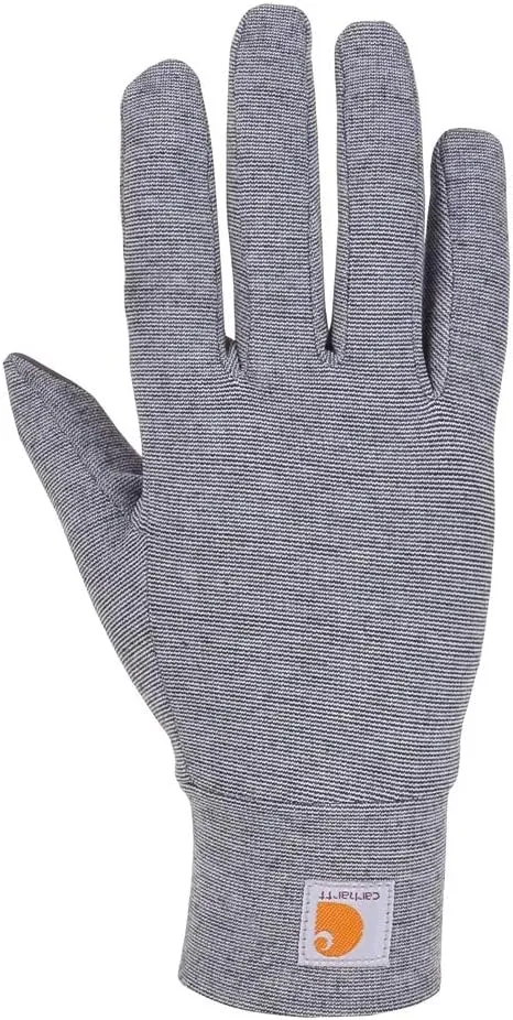 Women's Carhartt Force Heavyweight Knit Glove Liner Medium Shadow