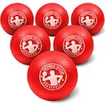 GoSports Inflatable Dodgeballs - Choose 5 Inch or 7 Inch No Sting Balls - Set of 6 Includes Ball Pump & Mesh Bag