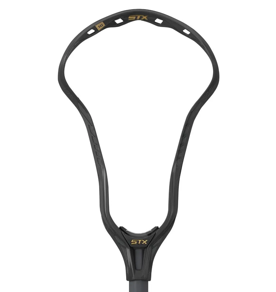 STX Lacrosse Crux 600 Women's Unstrung Head, Black/Black