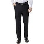 Haggar Men's Premium Comfort Slim-Fit Performance Stretch Flat-Front Dress Pants - Black