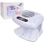 Air Nail Dryer with Automatic Sensor 300W Timing Air Nail Fan Blow Dryer for Both Hands and Feet Warm & Cool Wind Blower Dryer for Regular Nail Pol