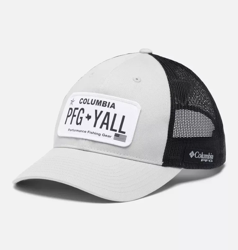 Columbia PFG Trucker Patch Snapback - O/S - Red