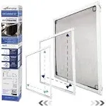 Custom Window Screen Replacement Kit, Adjustable Screen Frame, and Mesh