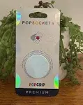 PopSockets 800496 PopGrip with Swappable Top Color Chrome Mermaid White