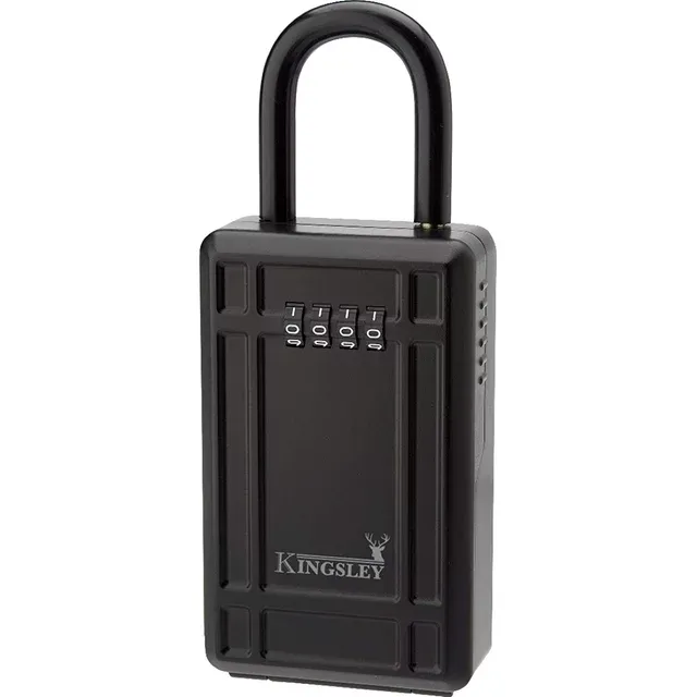 METAL COMBINATION LOCK BOX 11 3/4 X 9 1/4 BY 3.5