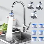 3Pack Sink Water  Faucetz:  -360°Rotating Fauc Filters Purifier Kitchen Tap3684