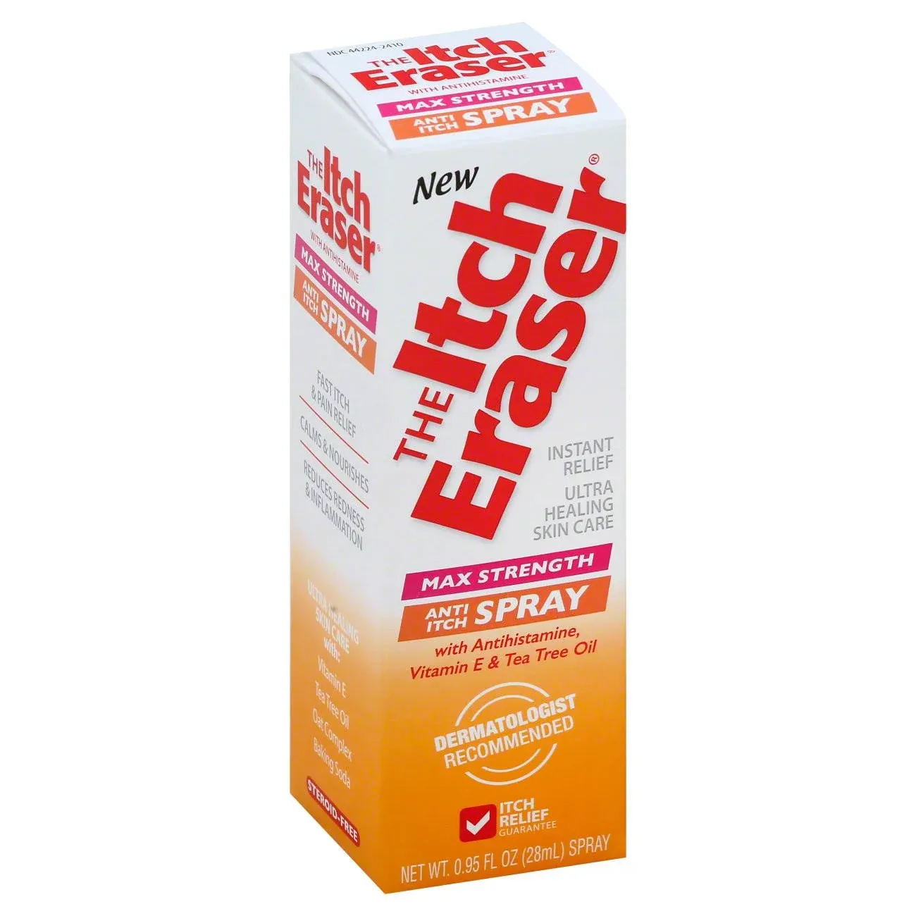 The Itch Eraser Maximum Strength Anti-Itch Spray with Antihistamine 0.95 Ounce