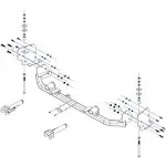 523193-5 Roadmaster Vehicle Baseplate Removable Tabs