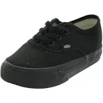 Vans Authentic - Boys Toddler Shoes Black/Black Size 10