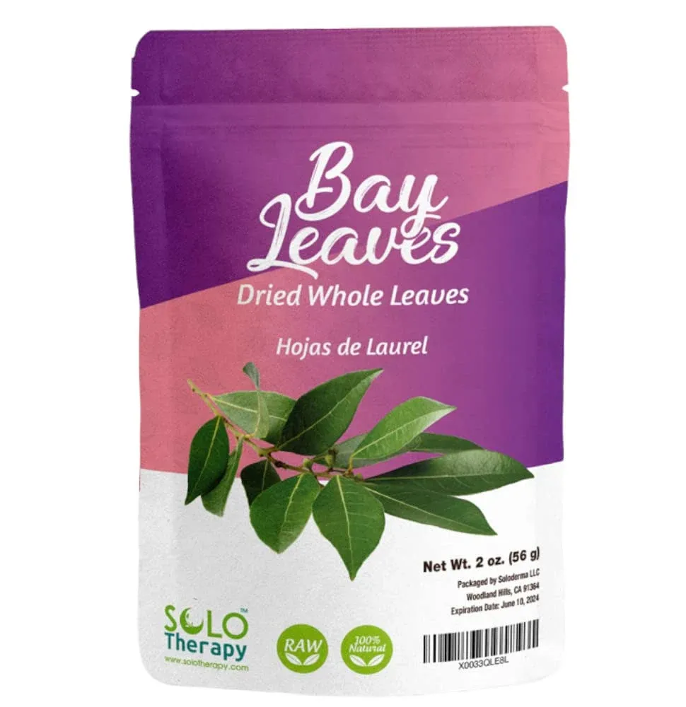 Bay Leaves 2 oz, Bay Dried Whole Leaves, Hojas De Laurel Secas, Resealable Bag, Premium Quality, 100% Natural, Product From Turkey