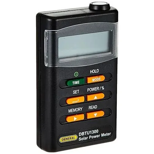 Handheld Digital Solar BTU Power Tester Meter #DBTU1300 With 4 Digit LCD Disp...