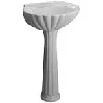 B/3-584WH BARCLAY BALI BASIN ONLY 19X16 WHITE