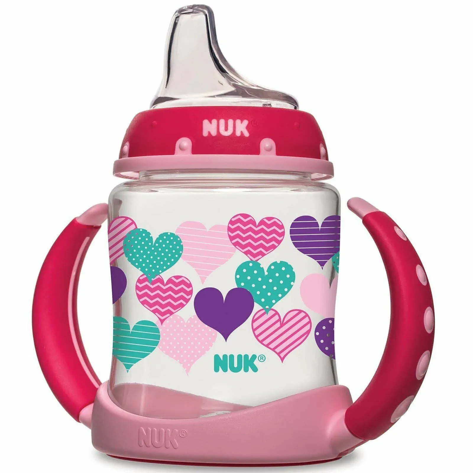 NUK, Learner Cup, 6+ Months, Pink, 1 Cup, 5 oz (150ml)