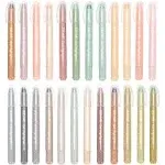 ZEYAR Twistable Crayons, Non Toxic Washable Silky Crayons, 24 Assorted Colors, Safe to use, Cute Art School Supplies & Gifts (Seasons, 24 Colors)